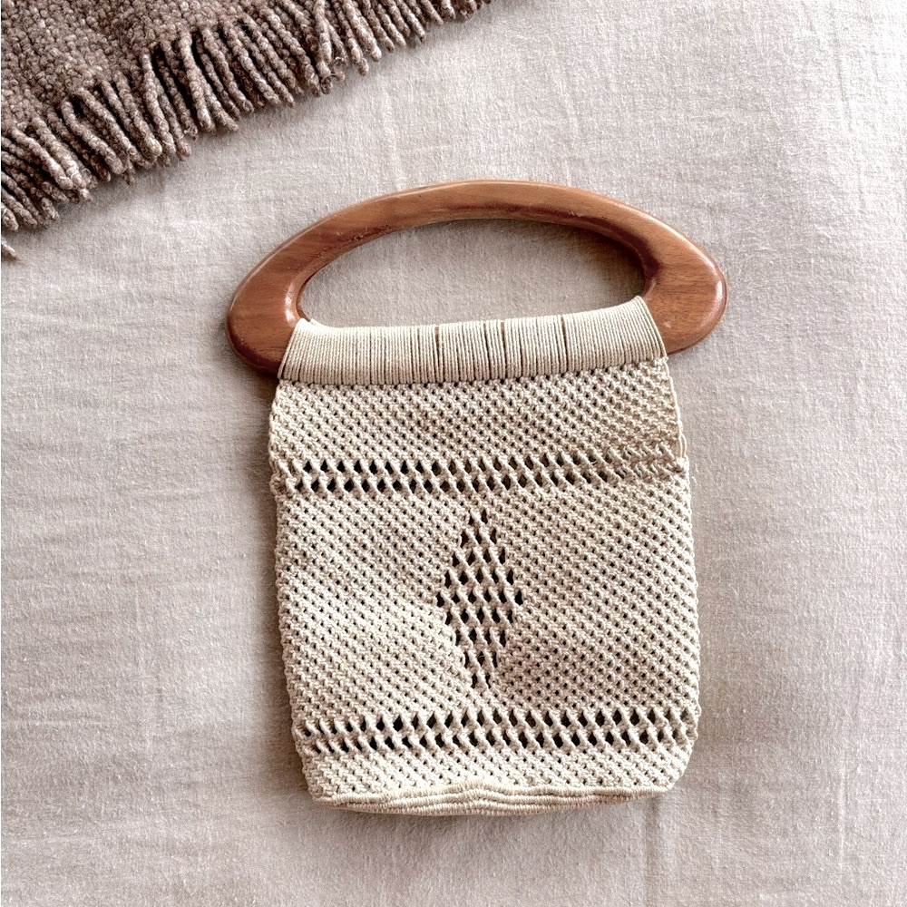 Vintage Macrame Purse